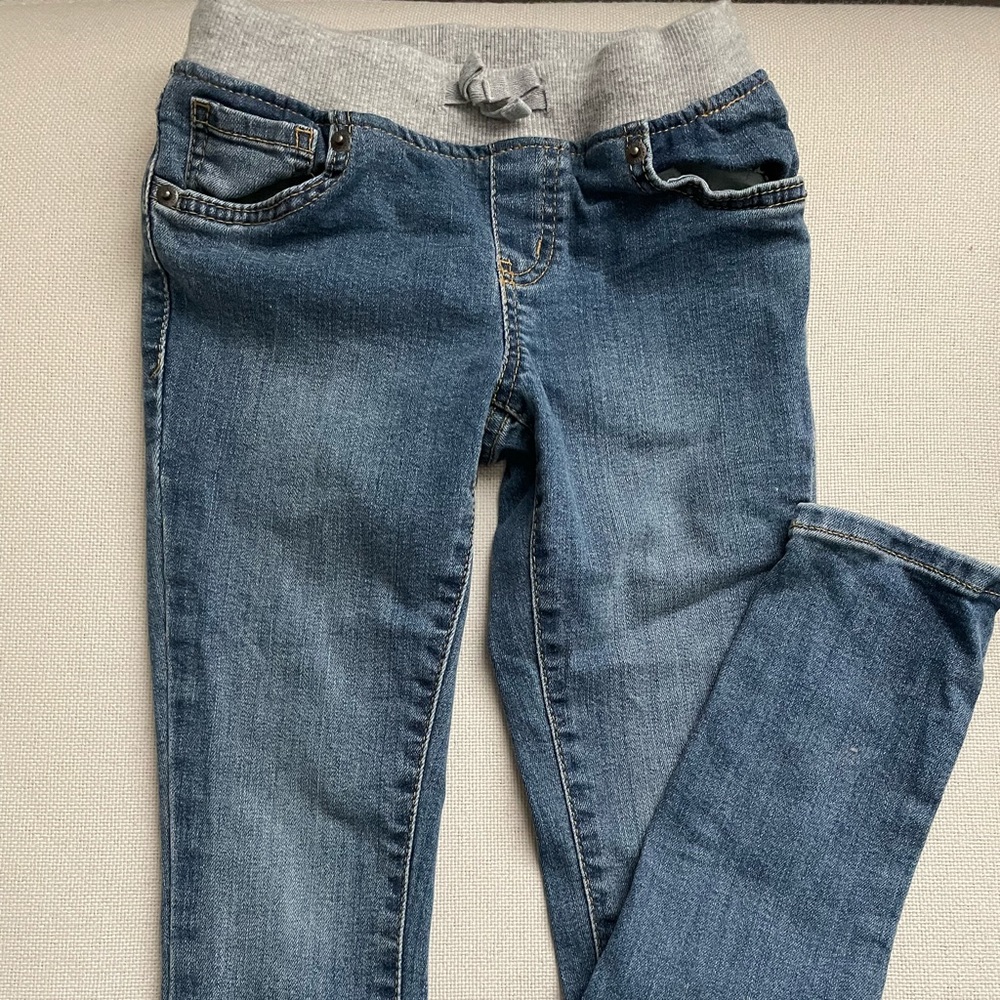 Girls Stretch Denim Leggings